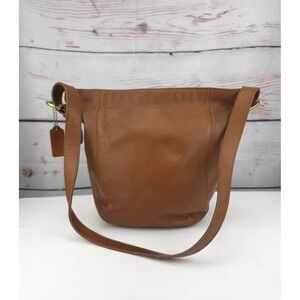 Vintage Coach Monterey Hobo Brown Leather Purse Bag WELL LOVED